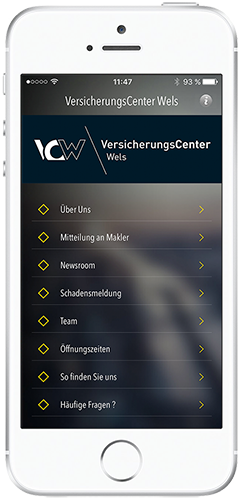 VersicherungsCenter Wels - Smartphone App